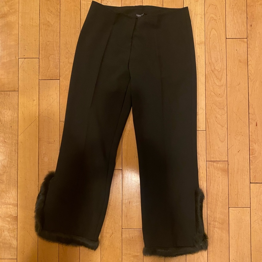 Green Formal Cropped Pants